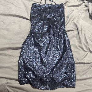 Selfie Leslie Midnight Sequin Dress